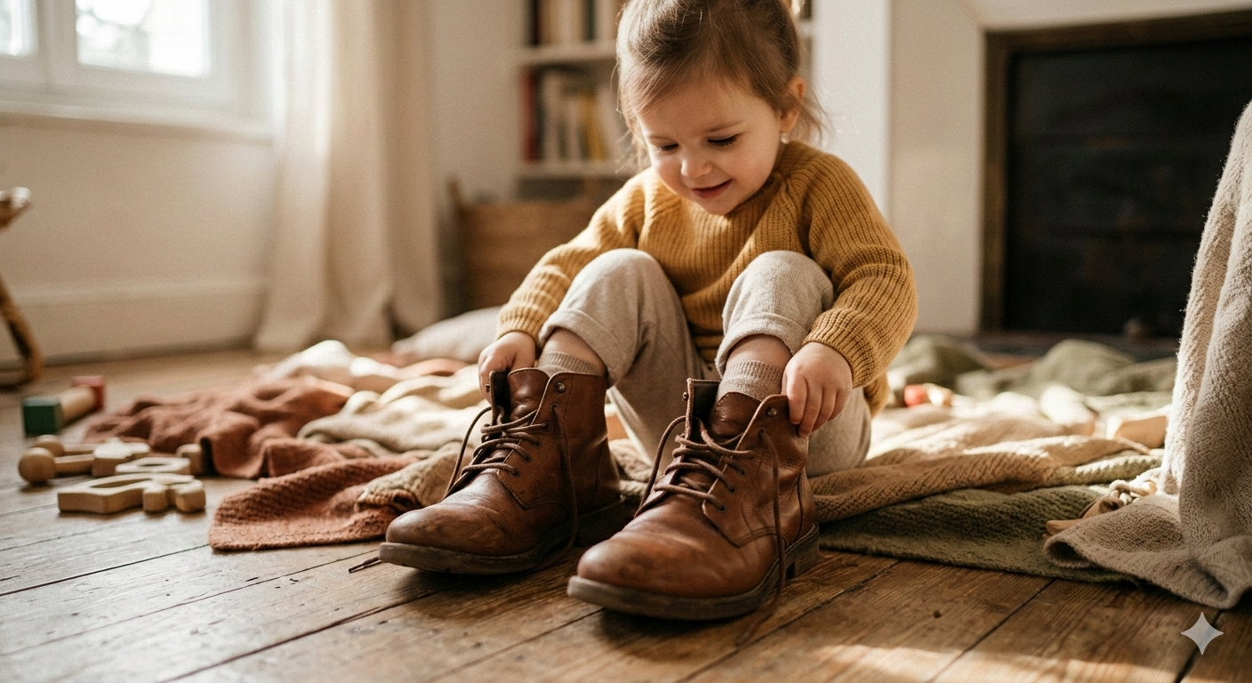 Whose shoes are you wearing?