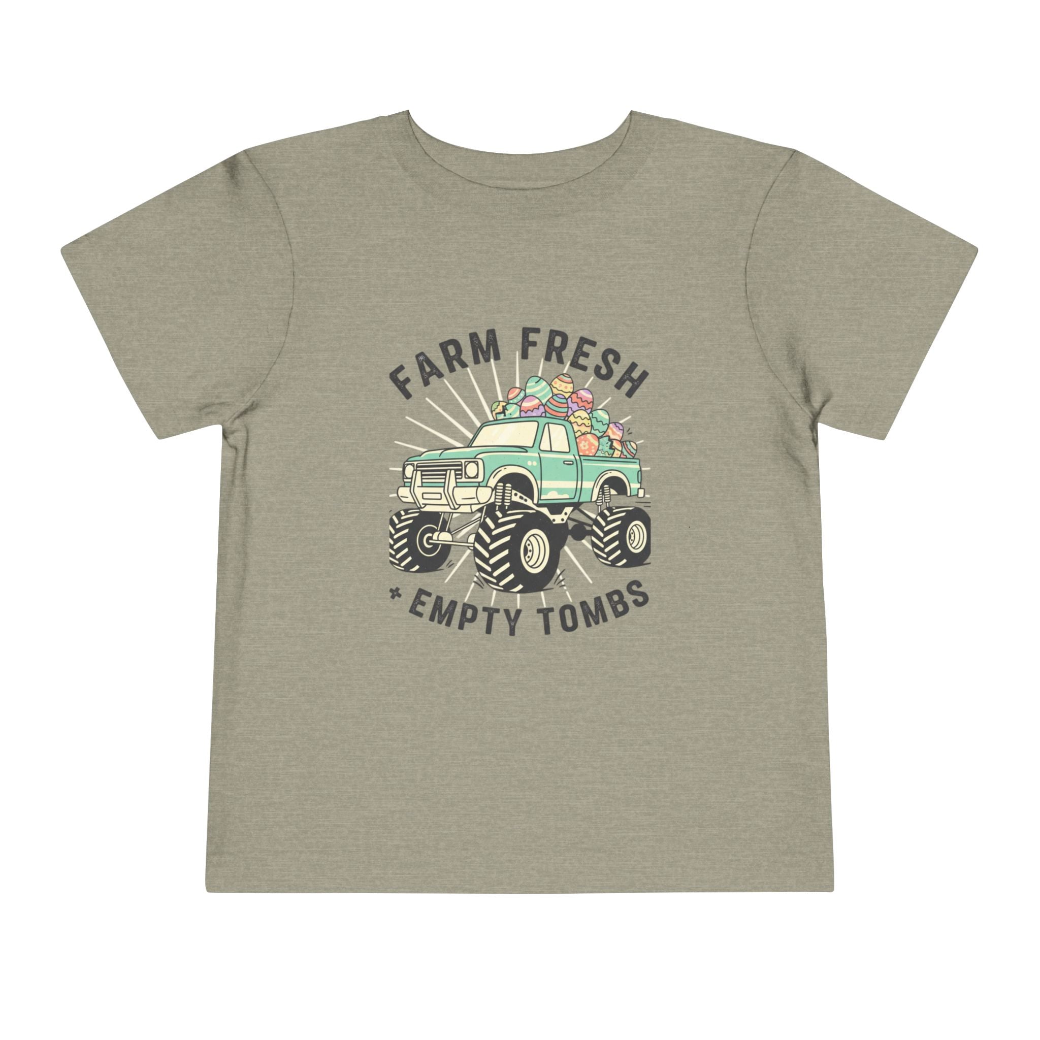 Toddler Tee — "Farm Fresh" Monster Truck Easter Egg Ride