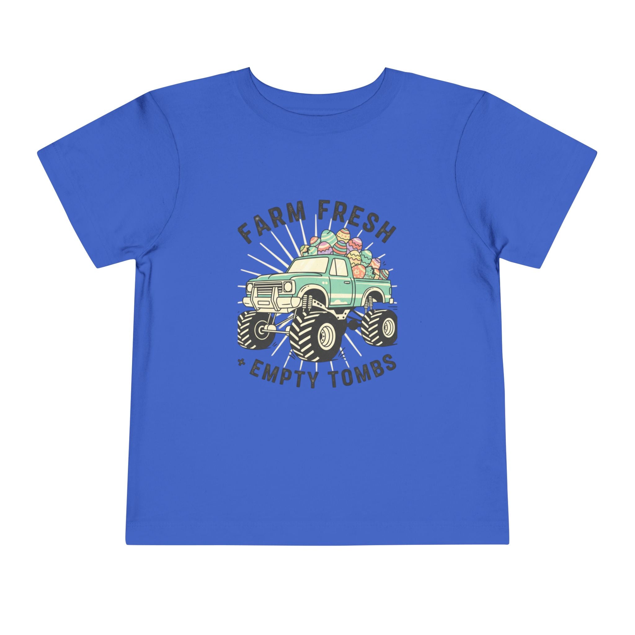Toddler Tee — "Farm Fresh" Monster Truck Easter Egg Ride