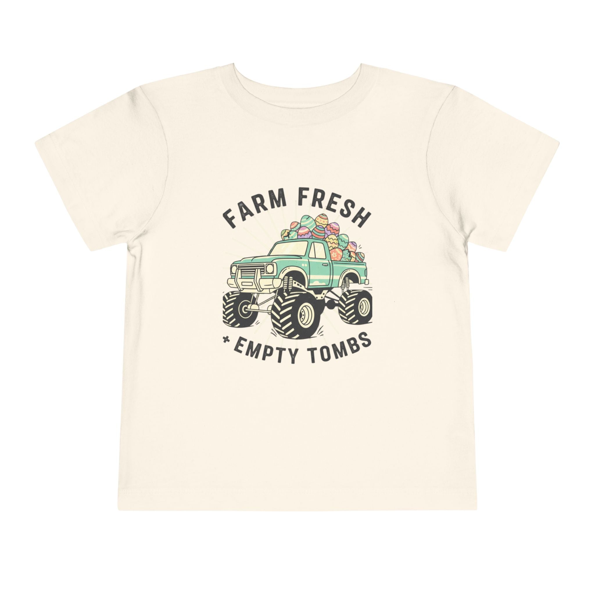Toddler Tee — "Farm Fresh" Monster Truck Easter Egg Ride