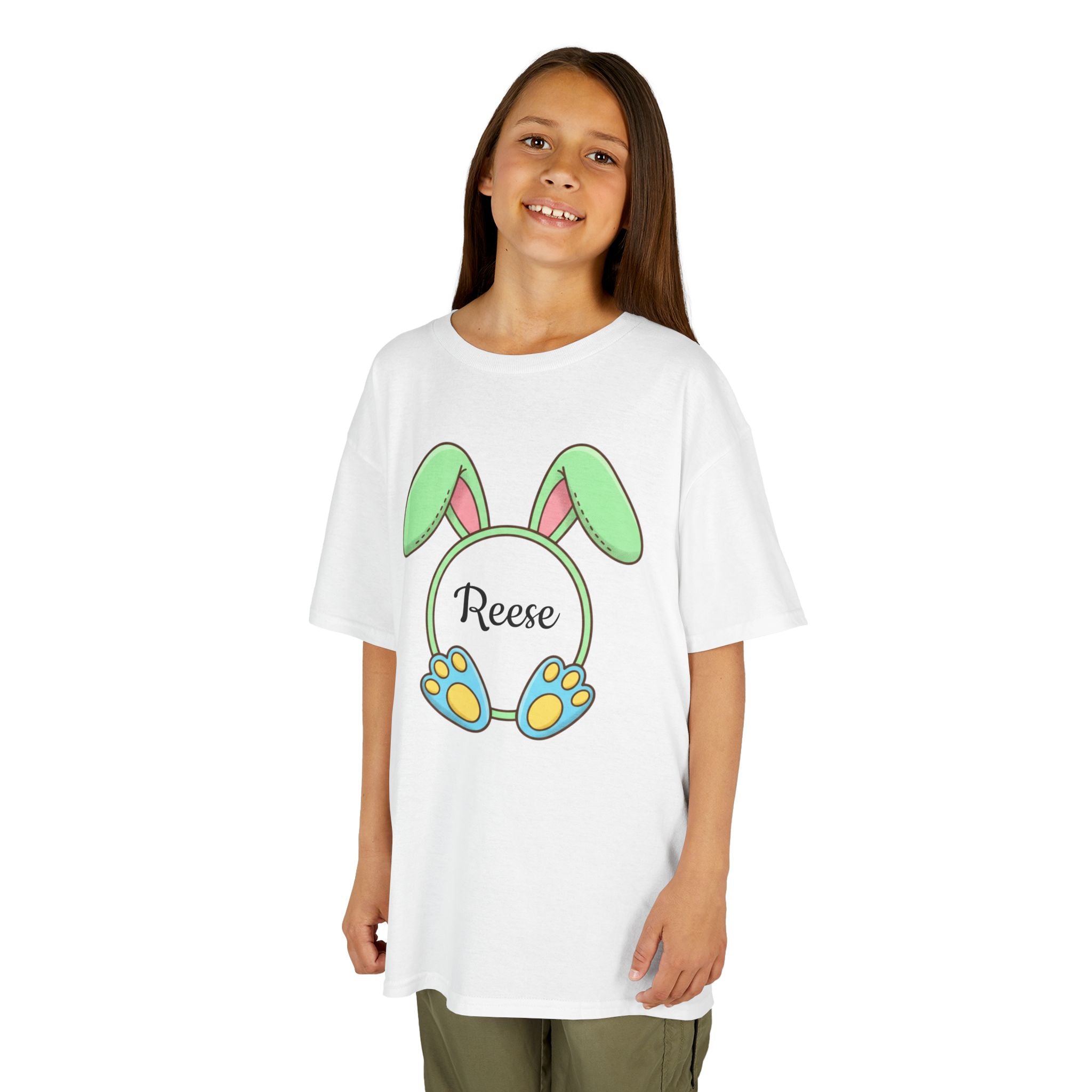 Kids Tee — Personalized Easter Bunny Name Shirt