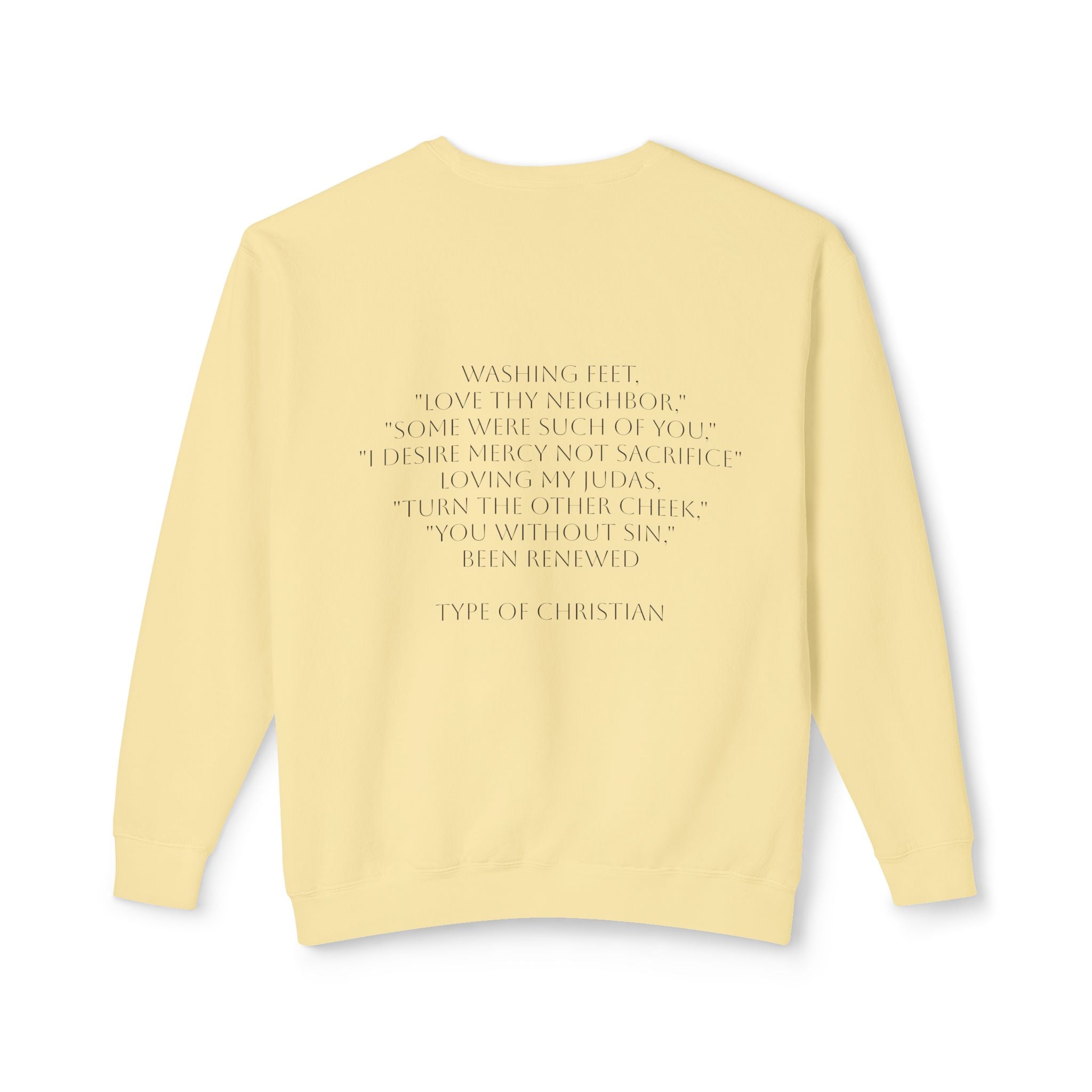 Floral Crewneck Sweatshirt — "I'm a...Christian" Faith Pullover