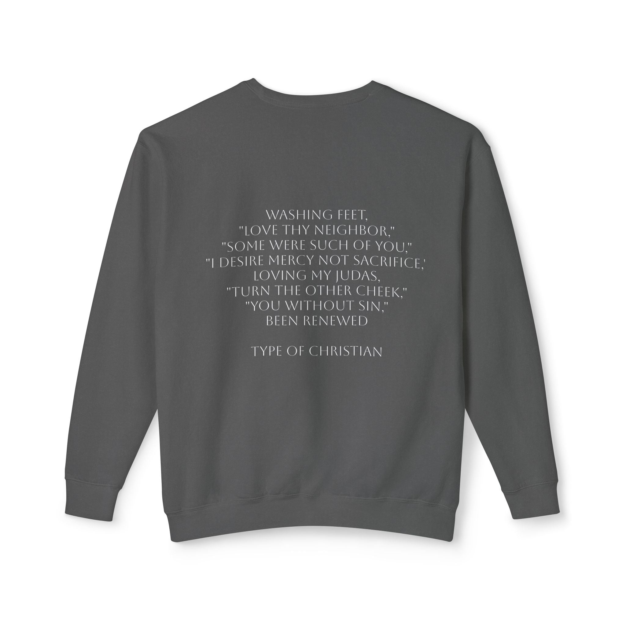 Floral Crewneck Sweatshirt — "I'm a...Christian" Faith Pullover