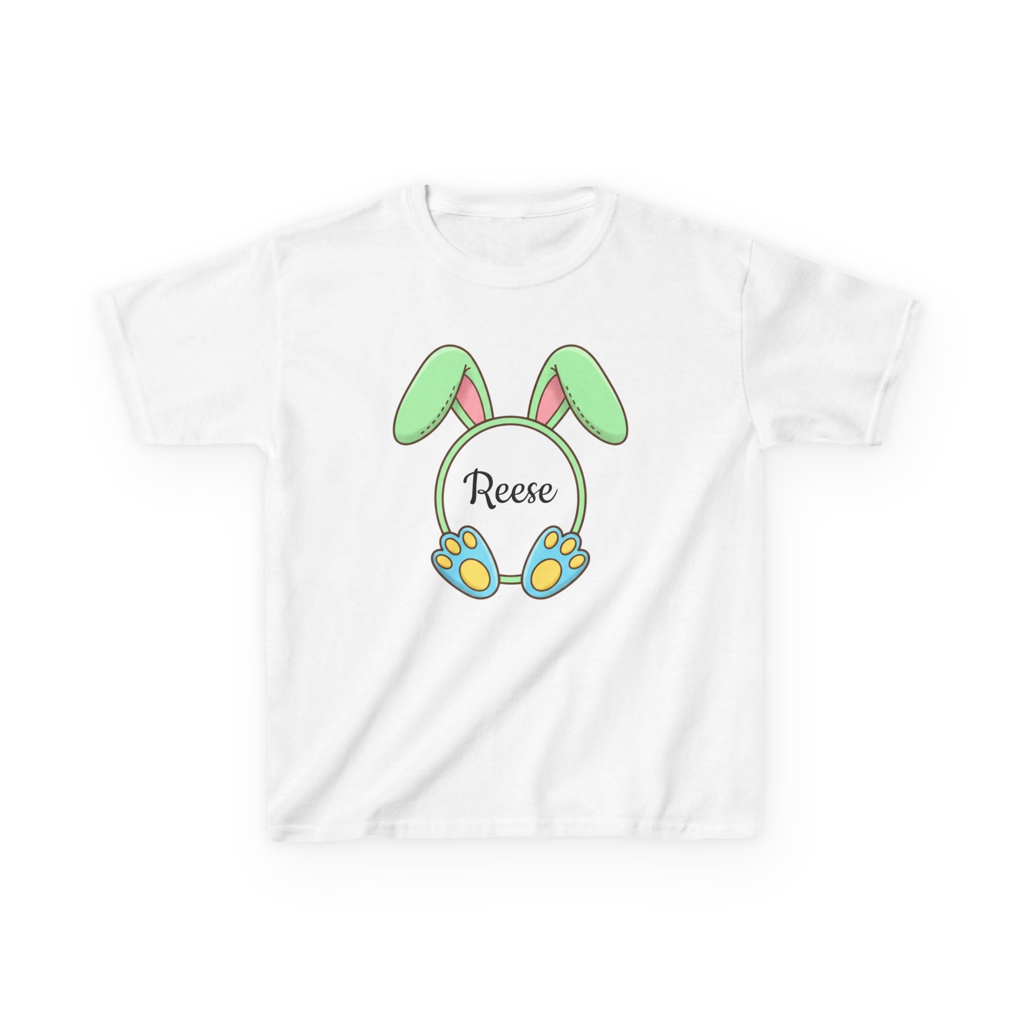 Kids Tee — Personalized Easter Bunny Name Shirt
