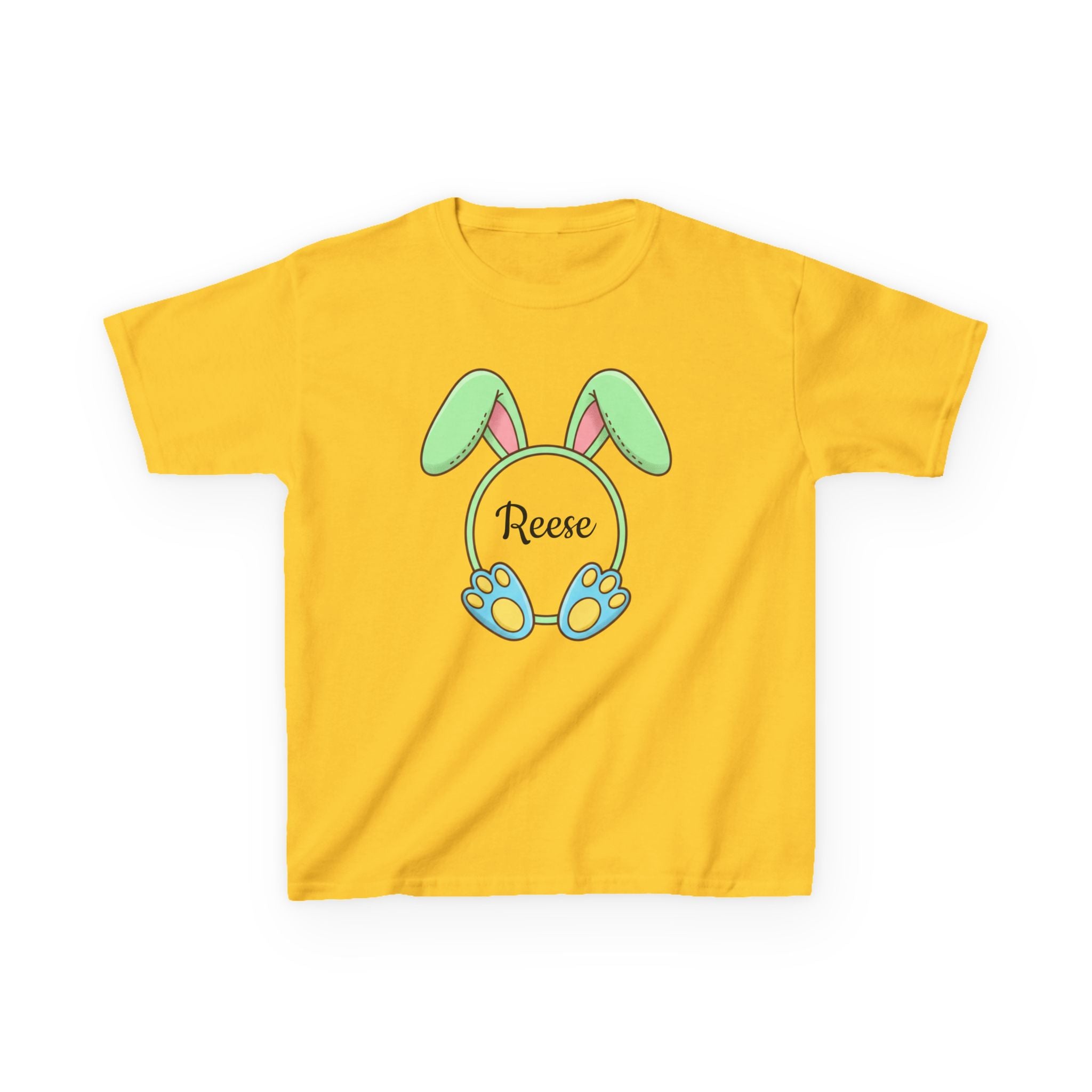 Kids Tee — Personalized Easter Bunny Name Shirt