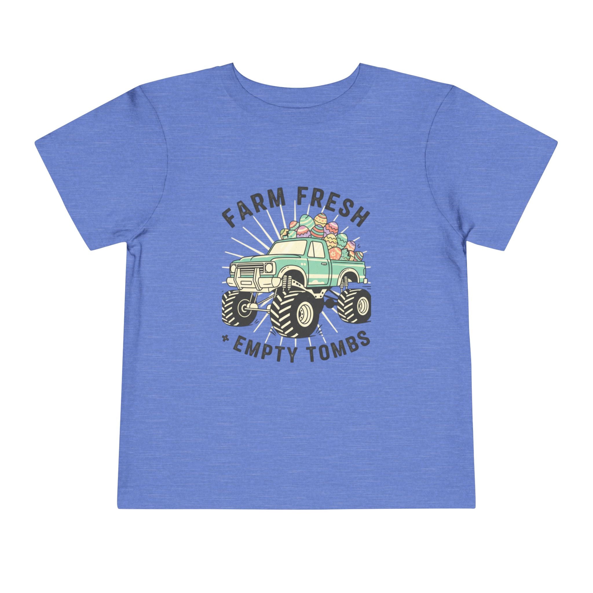 Toddler Tee — "Farm Fresh" Monster Truck Easter Egg Ride