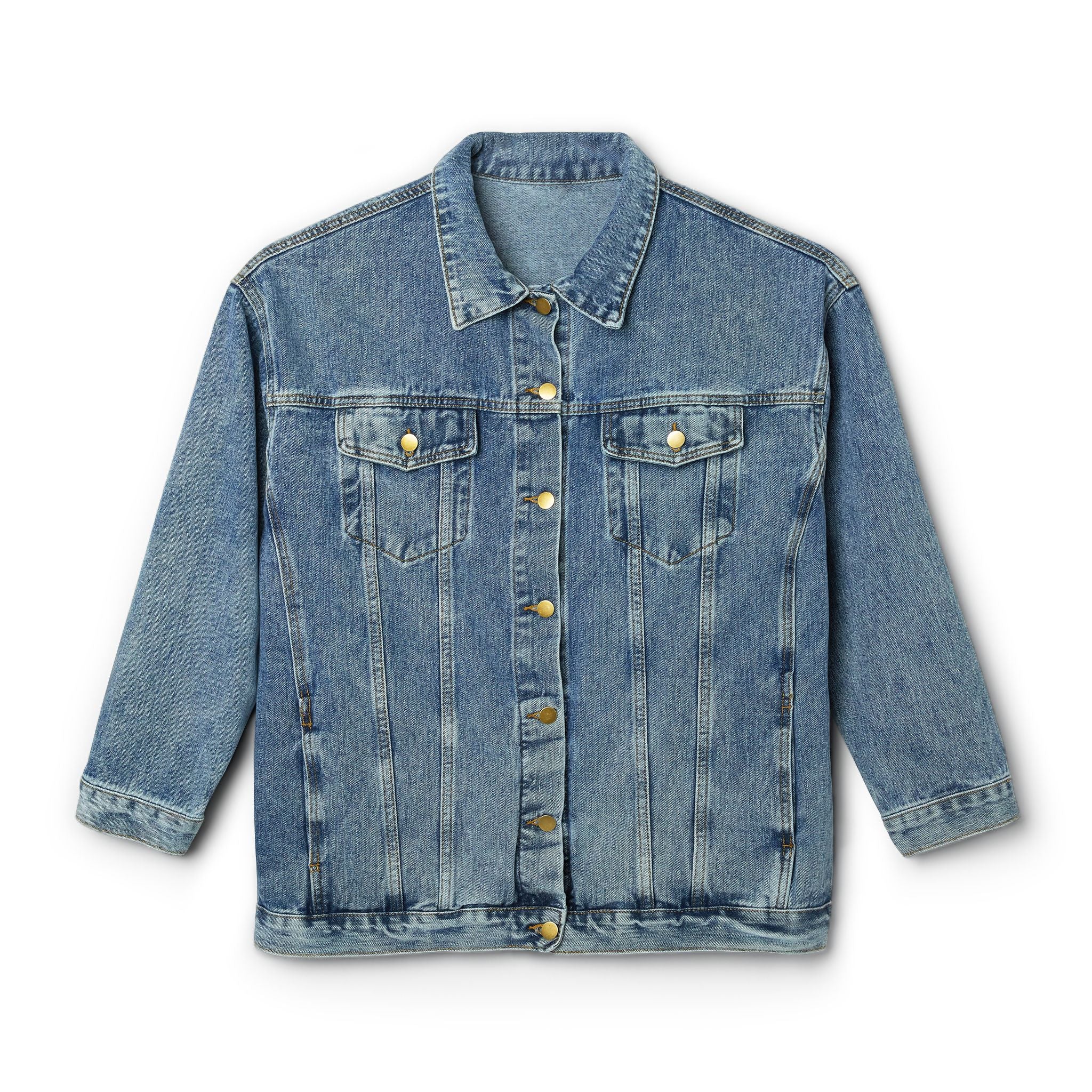 He Is Risen Denim Jacket — Women’s Religious Easter Jean Jacket