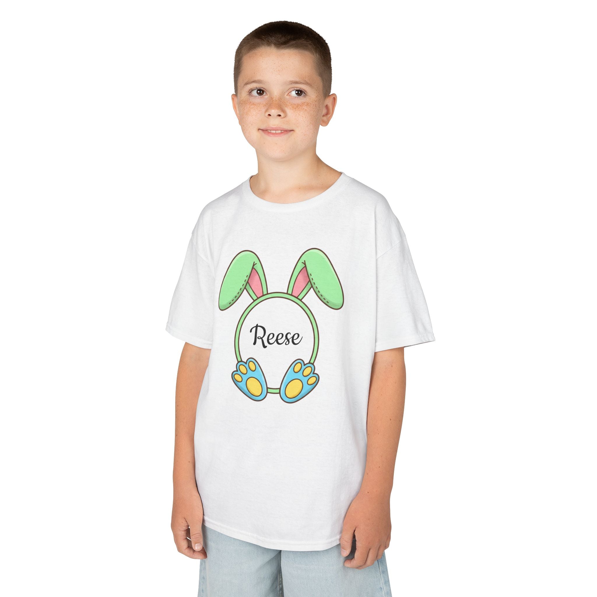Kids Tee — Personalized Easter Bunny Name Shirt