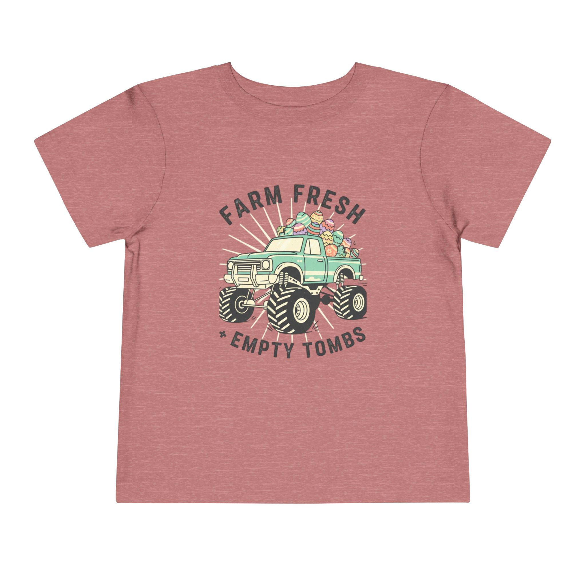 Toddler Tee — "Farm Fresh" Monster Truck Easter Egg Ride