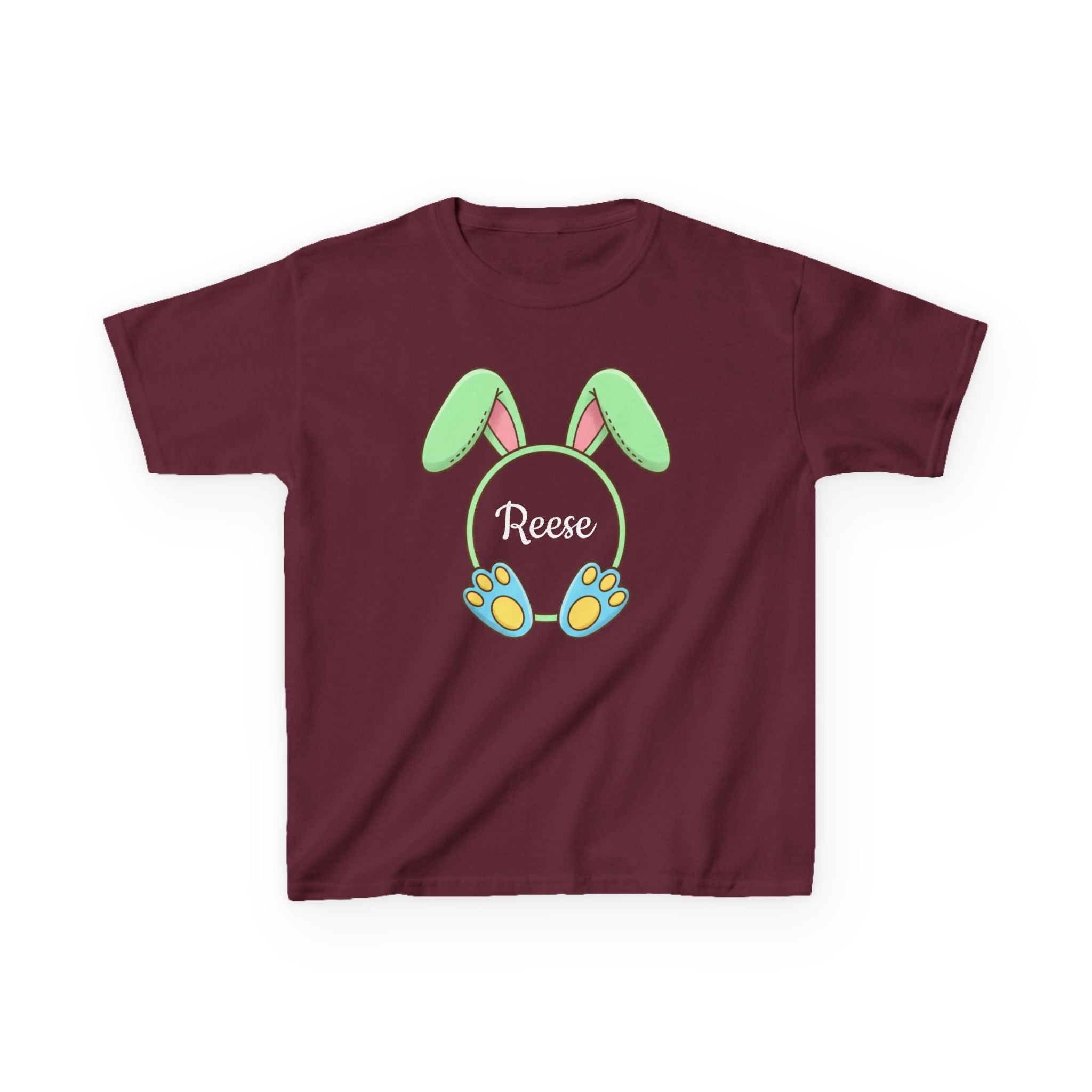 Kids Tee — Personalized Easter Bunny Name Shirt