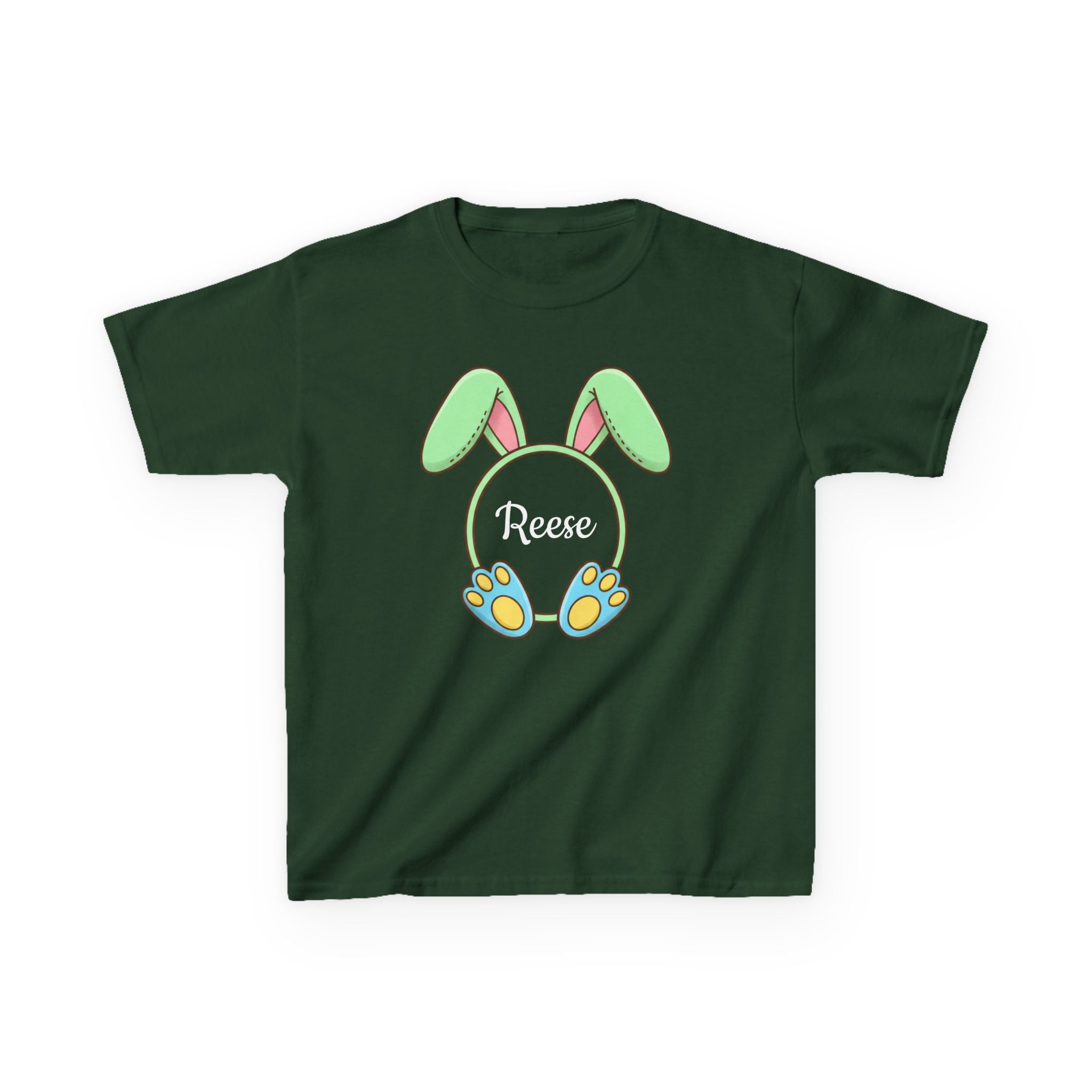 Kids Tee — Personalized Easter Bunny Name Shirt